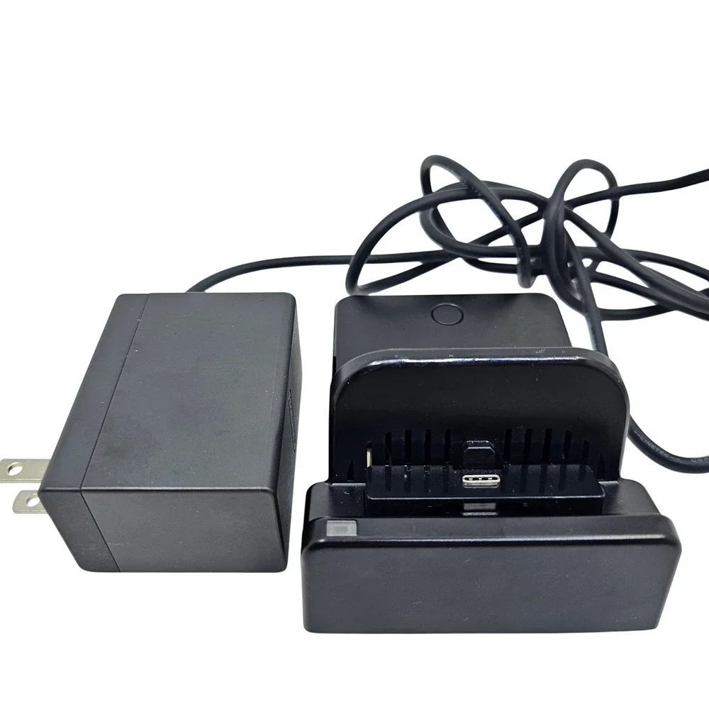 Nintendo Switch Docking Station with OEM HAC-002 AC Adapter Power Supply Black